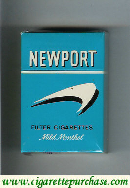 Newport Mild Menthol Filter Cigarettes hard box